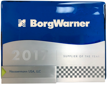 HÄUSSERMANN IST BORGWARNER LIEFERANT DES JAHRES 2017!